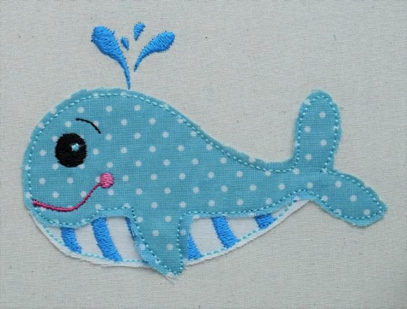 Baby Whale Applique