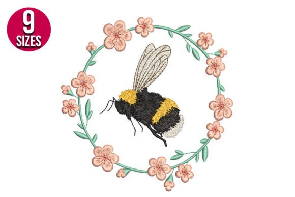 Bee Wreath Embroidery Review