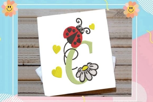 Ladybug C Monogram